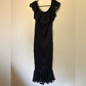 Fashion Nova Black Lace Dress